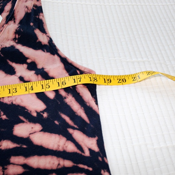 Handmade tie dye J Crew pima cotton tank top by Hue Revival - Picture 7 of 9